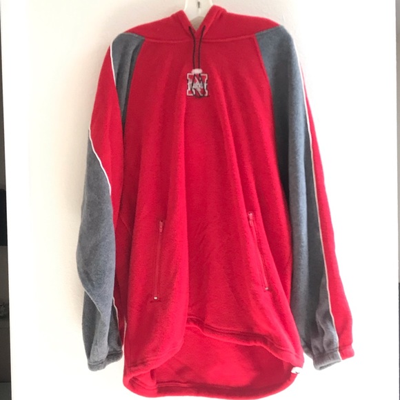 Other - NWT Nebraska cornhuskers fleece pullover with hood